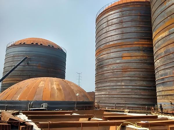 龙楼镇焦粉钢板仓